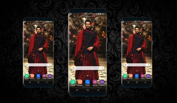 Samsung S8 Beautiful PSD Mockup