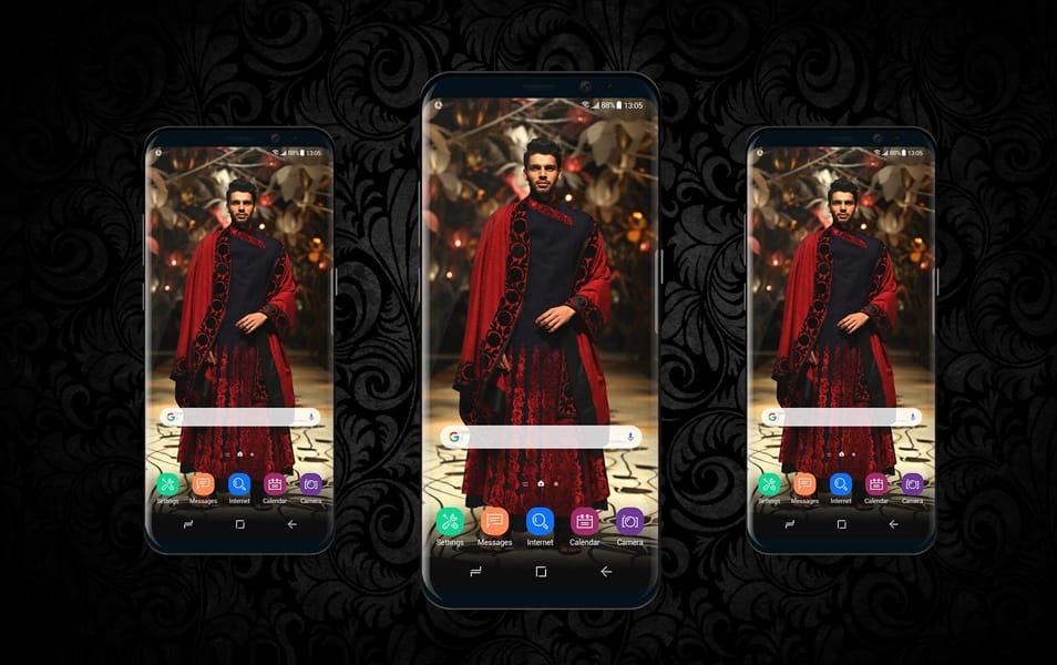 Samsung S8 Beautiful PSD Mockup