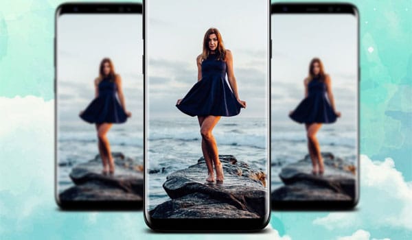 Samsung S8 Creative Mockup PSD