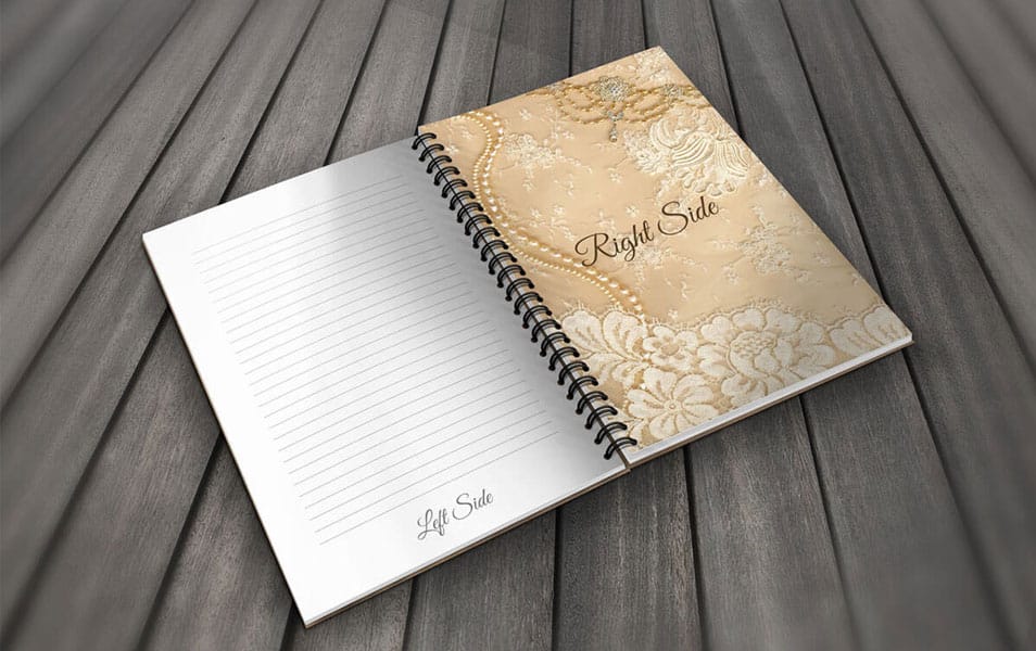 Spiral Book Mockup
