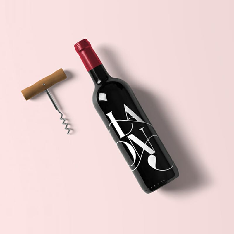 Wine Bottle Mockup