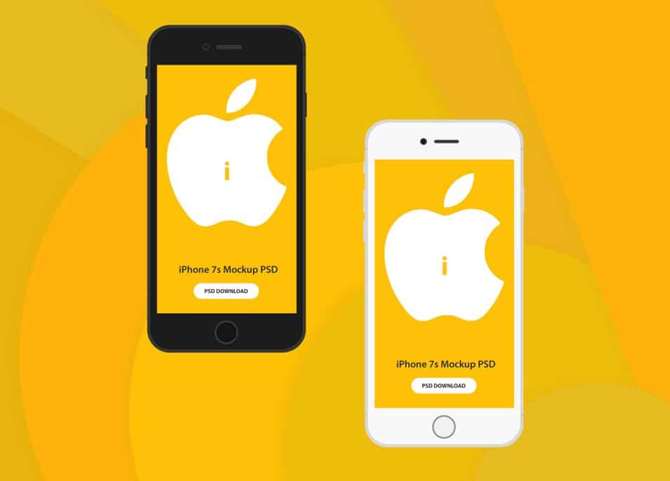 iPhone 7s Mockup free PSD
