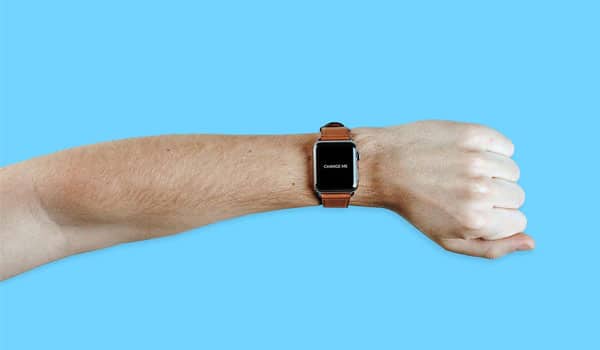 iWatch FREE PSD Mockup