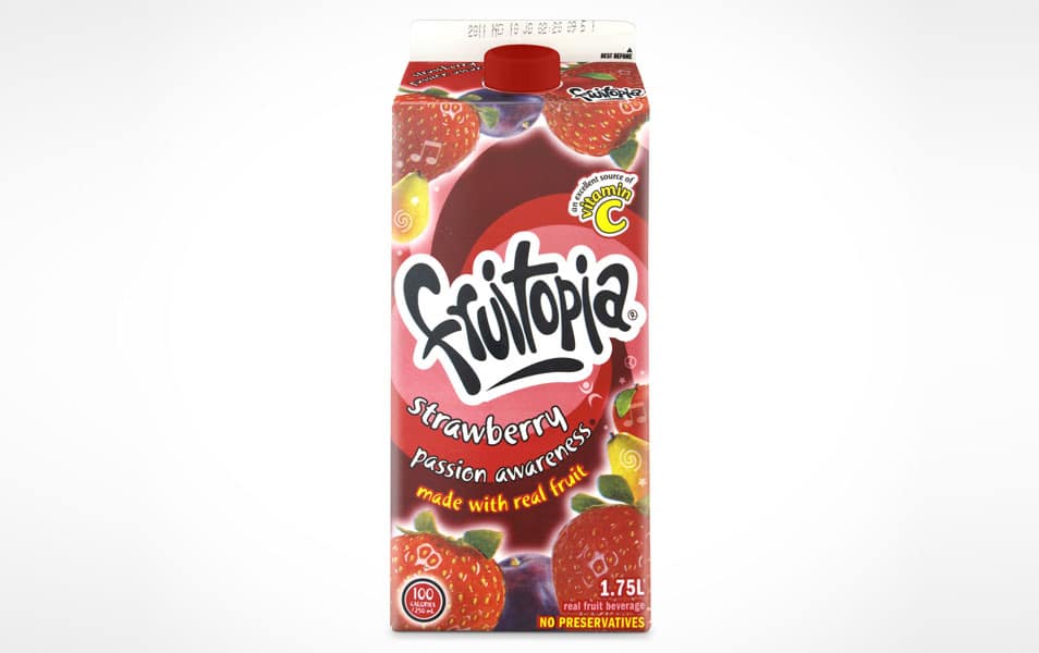 1.75L Cardboard Carton Container Mockup