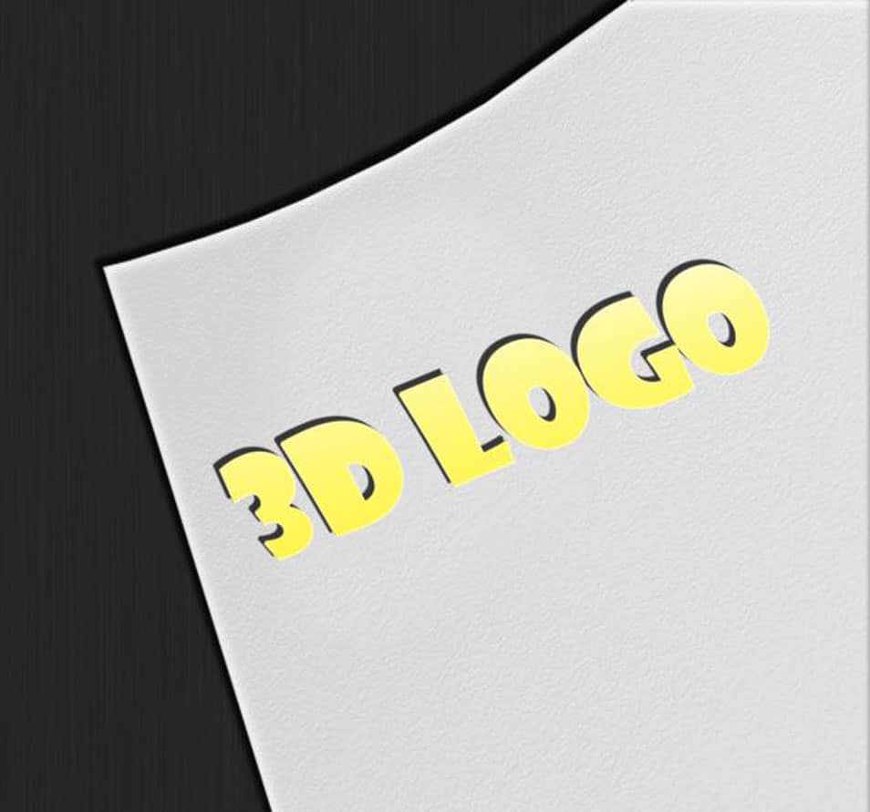 3D Logo Mock up