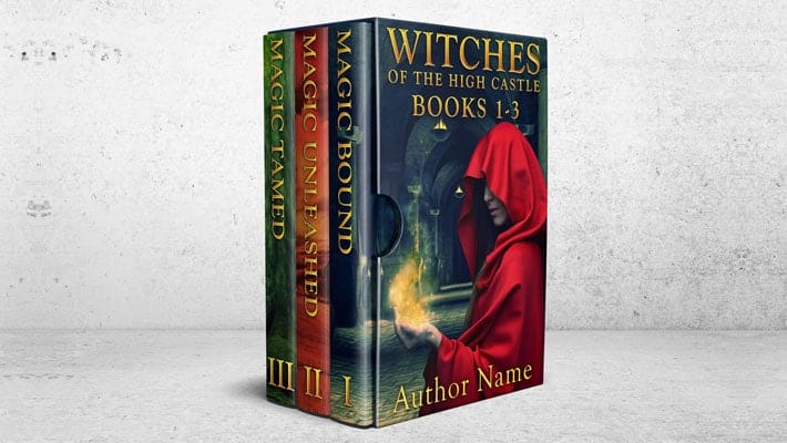 6 x 9 Book Box Set PSD Mockup