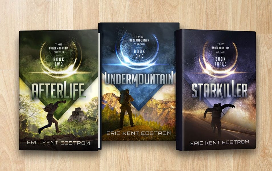 6 x 9 Book Series with Dust Jacket Covers PSD Mockup