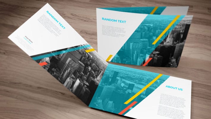 A4 Landscape Brochure Mockup