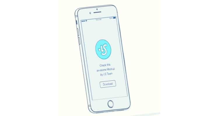 Animated Sketchy iPhone Mockup