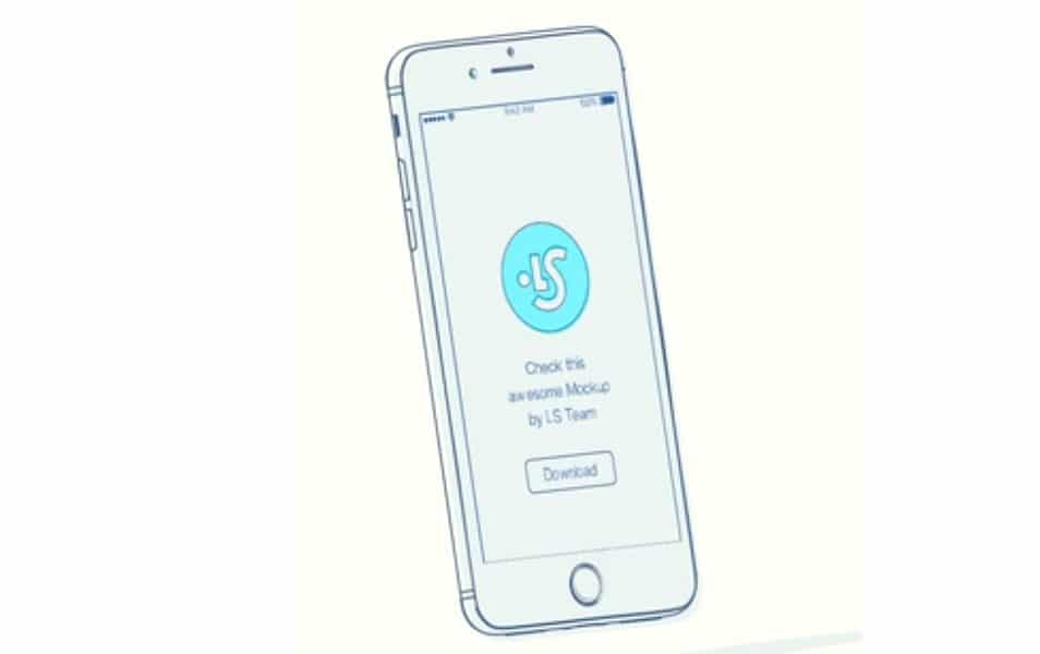 Animated Sketchy iPhone Mockup