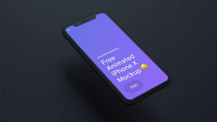 Animated iPhone X Mockup