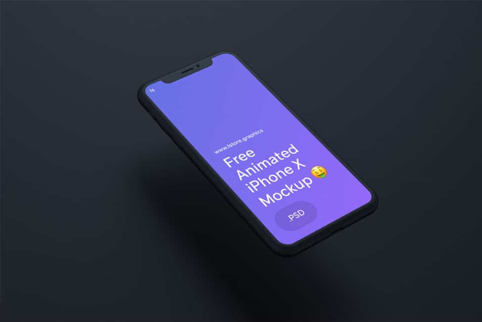Animated iPhone X Mockup
