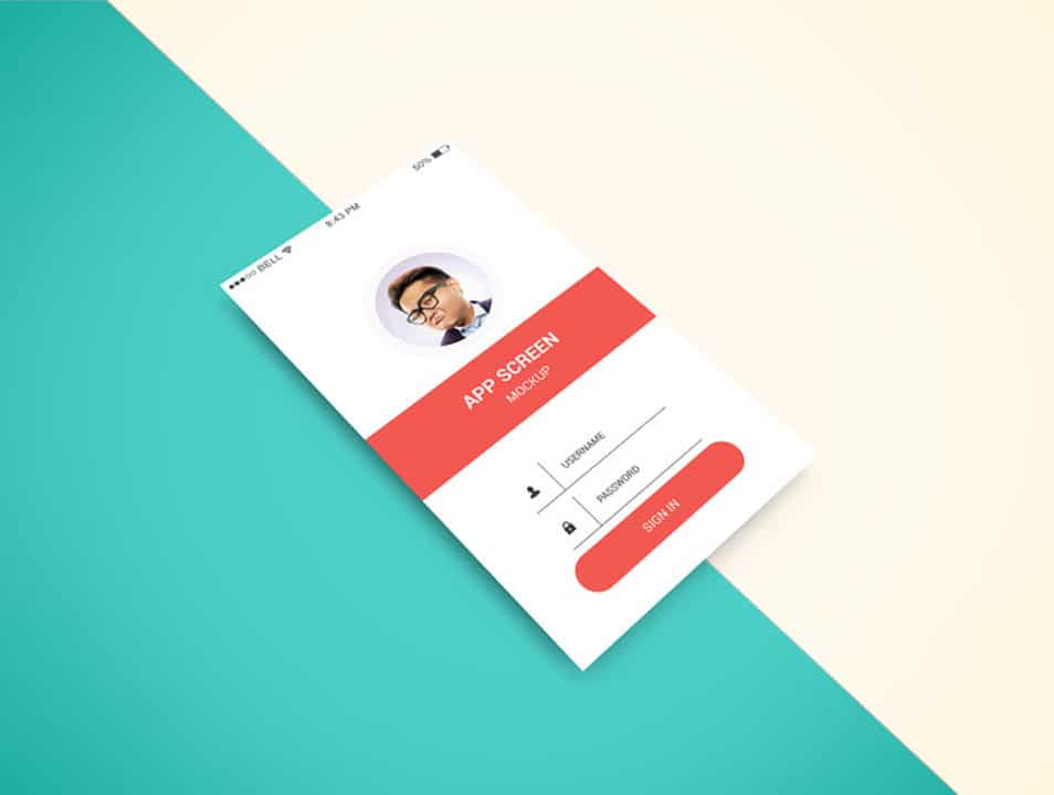 App Screen Showcase Mockup