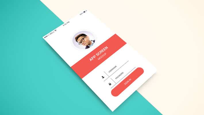 App Screen Showcase Mockup