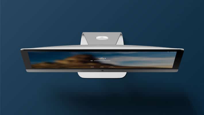 Apple iMac Free PSD Mockup