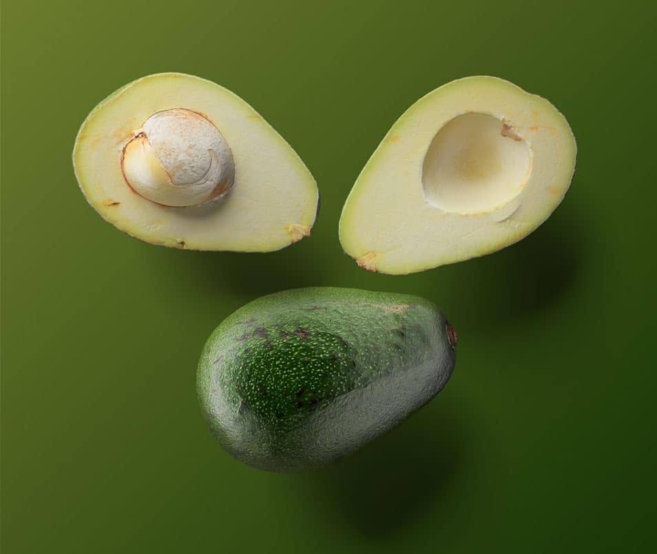 Avocado Fruit Free PSD Mockup