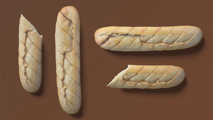 Baguette Free Mockup PSD