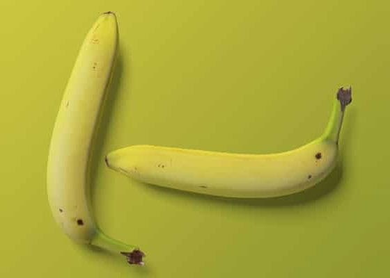 Banana Fruit Free PSD Mockup