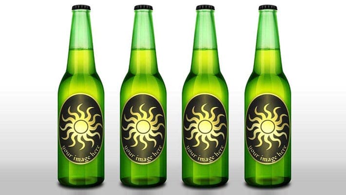 Beer Bottle Label Design