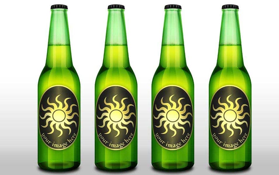 Beer Bottle Label Design