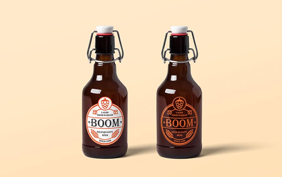 Beer Bottle Mockup