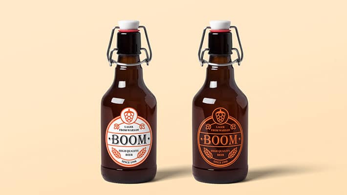 Beer Bottle Mockup