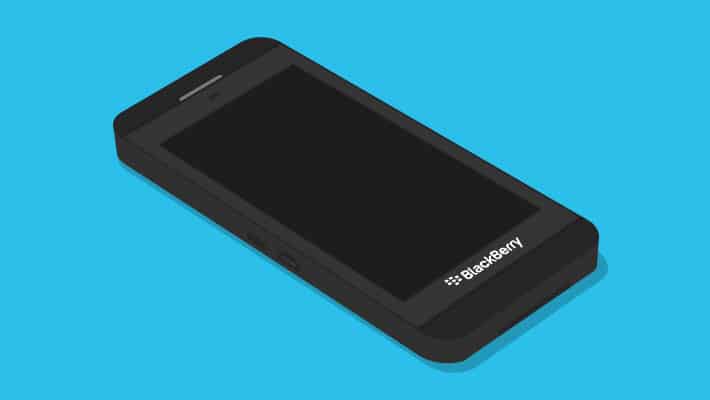 BlackBerry Z10 Flat MockUp