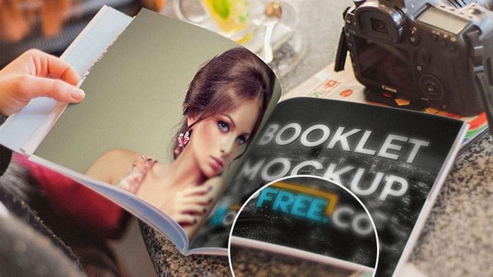 Booklet Mockup PSD