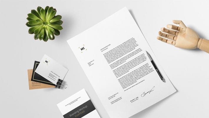 Branding Mockup Free Scene