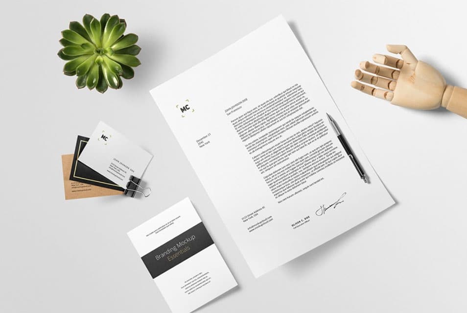 Branding Mockup Free Scene
