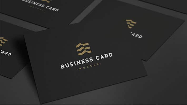 Business Card Mockup PSD