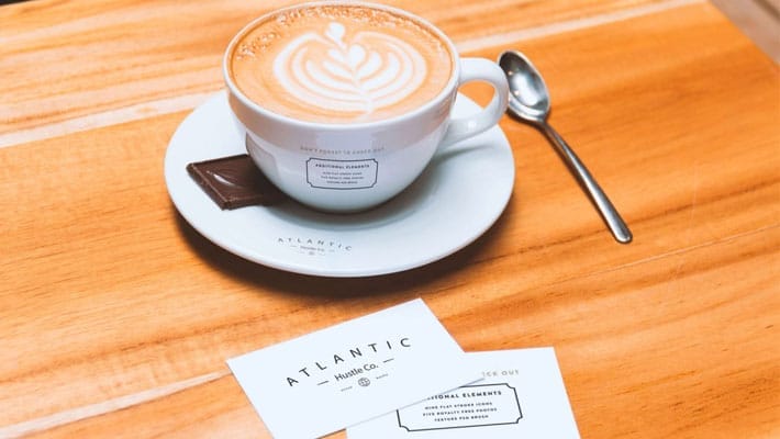 Business Cards and Coffee Cup Mockup