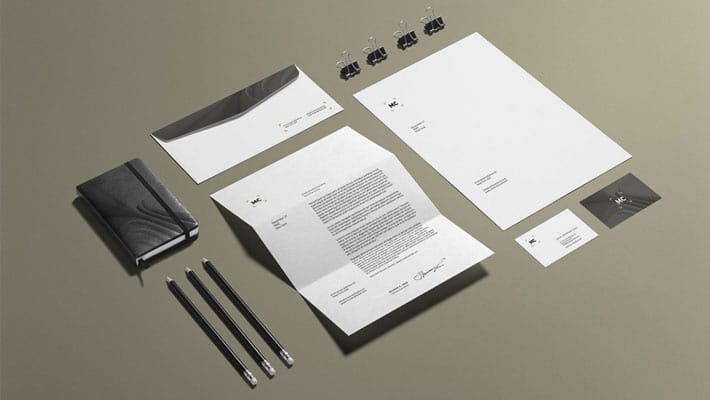 Business Stationery Branding Mockup