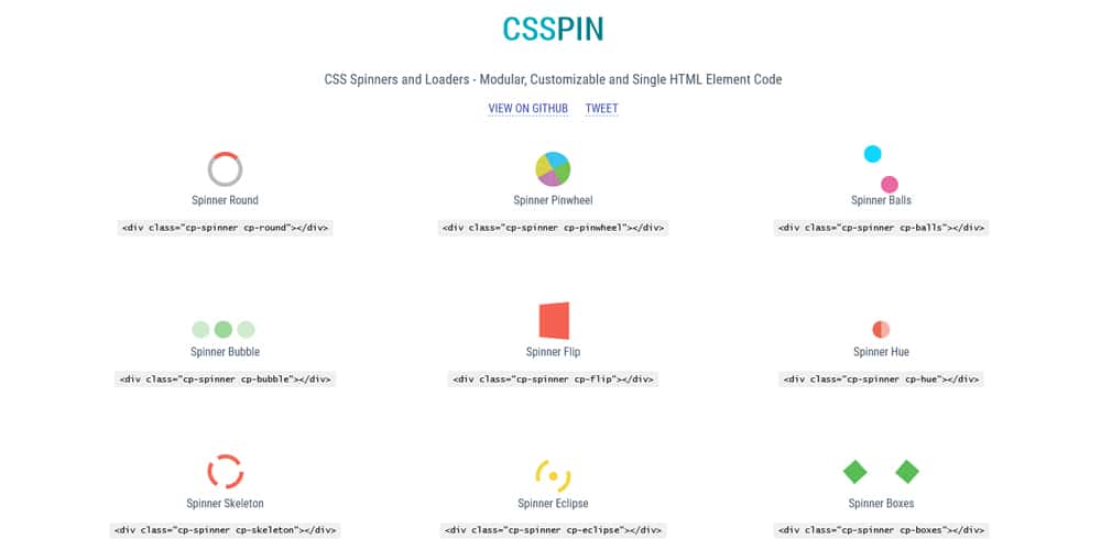 Nice Loading Animation for Websites 119 CCSPIN