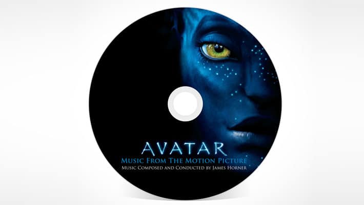 CD/DVD Blu-Ray Disc Mockup PSD