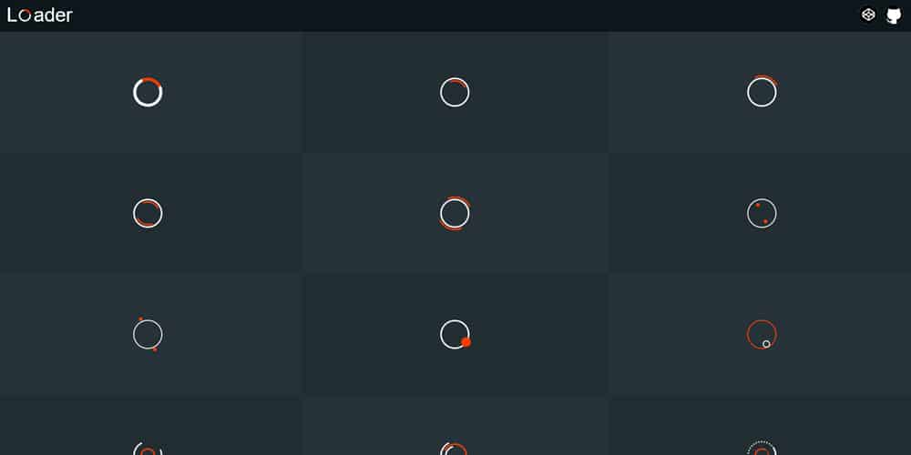 Nice Loading Animation for Websites 125 CSS3 loaders