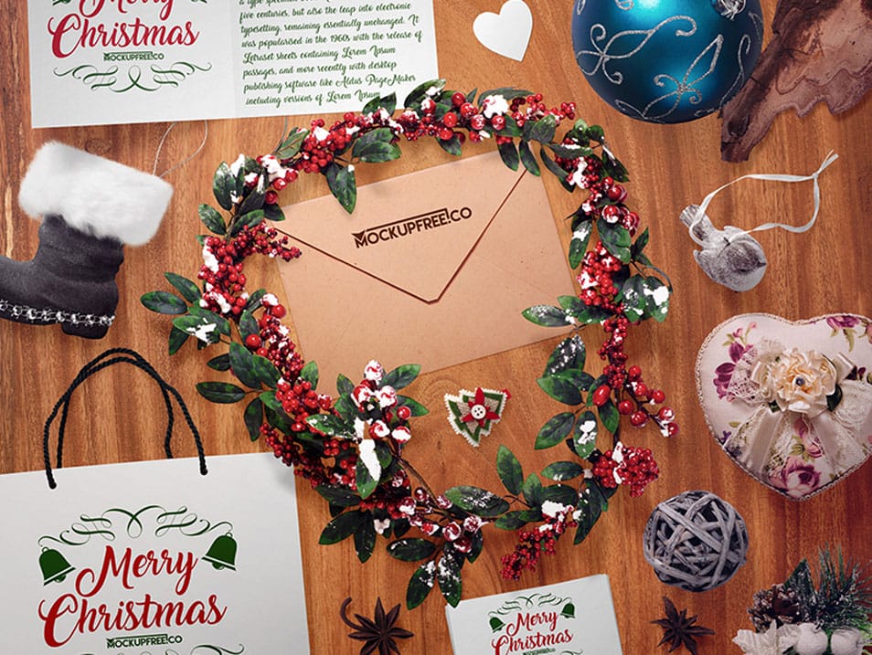 Christmas Scene Generator Mockup