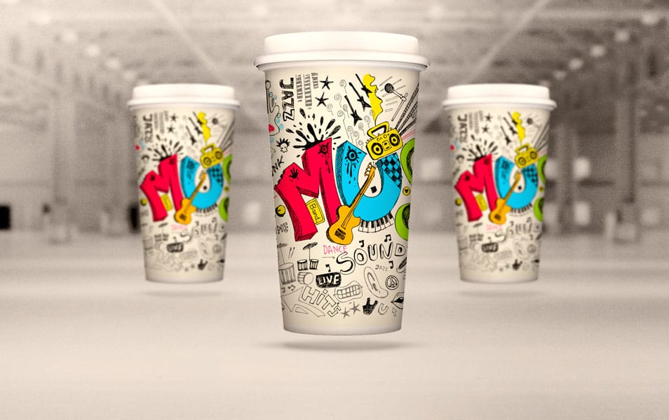 Coffee Cup Mockup Free PSD