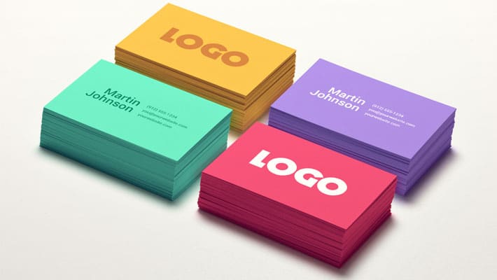 Colorful Business Card MockUp