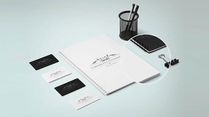 Corporate Stationary Mockup PSD