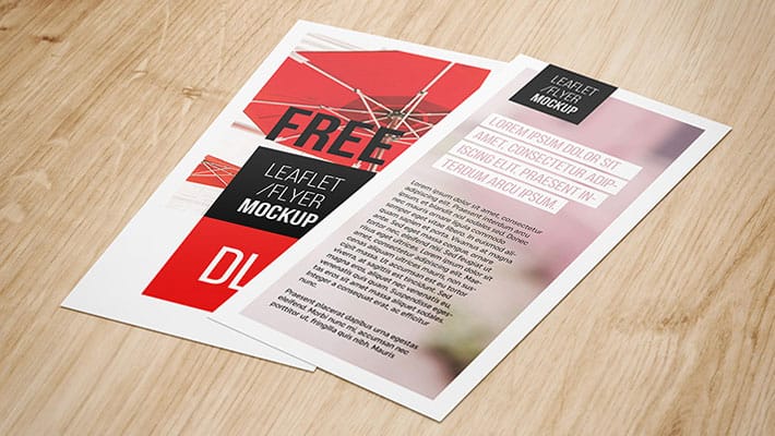 DL Flyer Mockup
