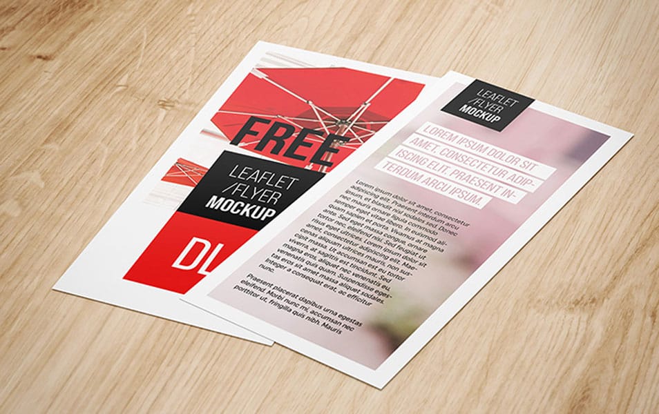 DL Flyer Mockup