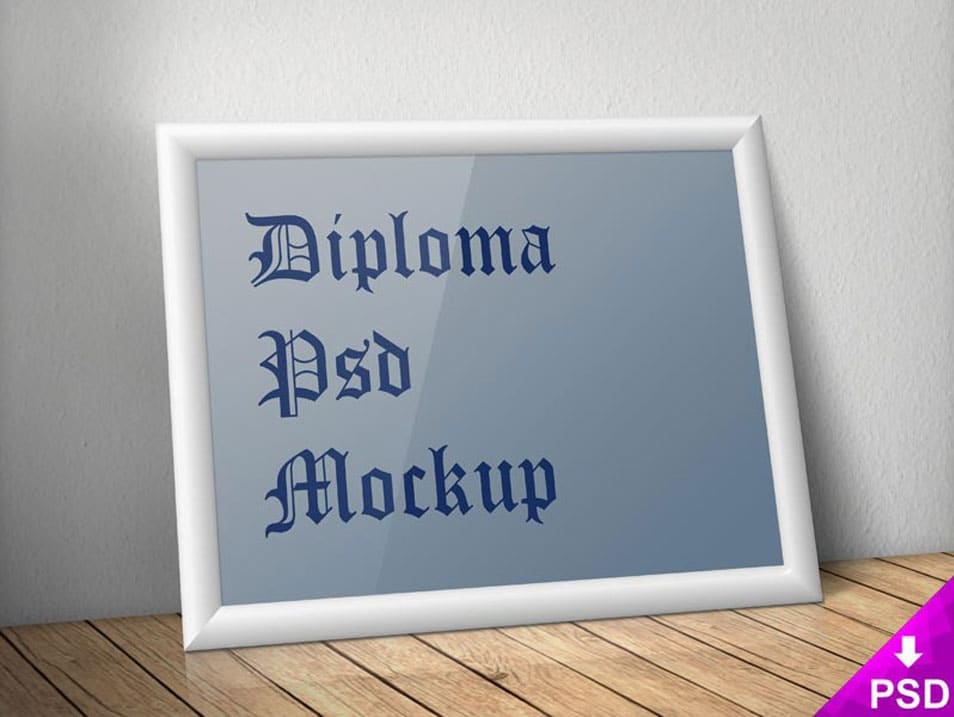 Diploma Frame Mockup