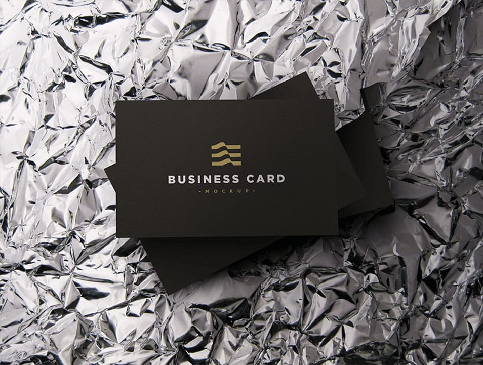 Elegant Business Card Mockup PSD