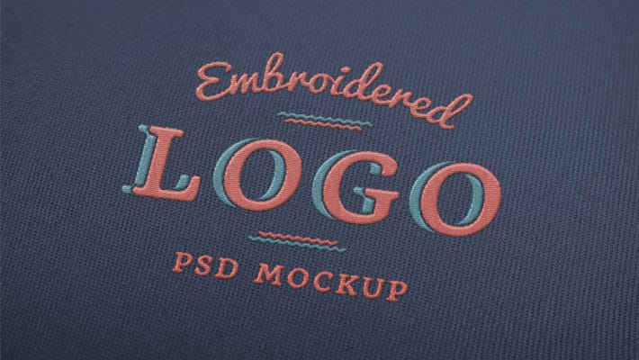 Embroidered Logo MockUp