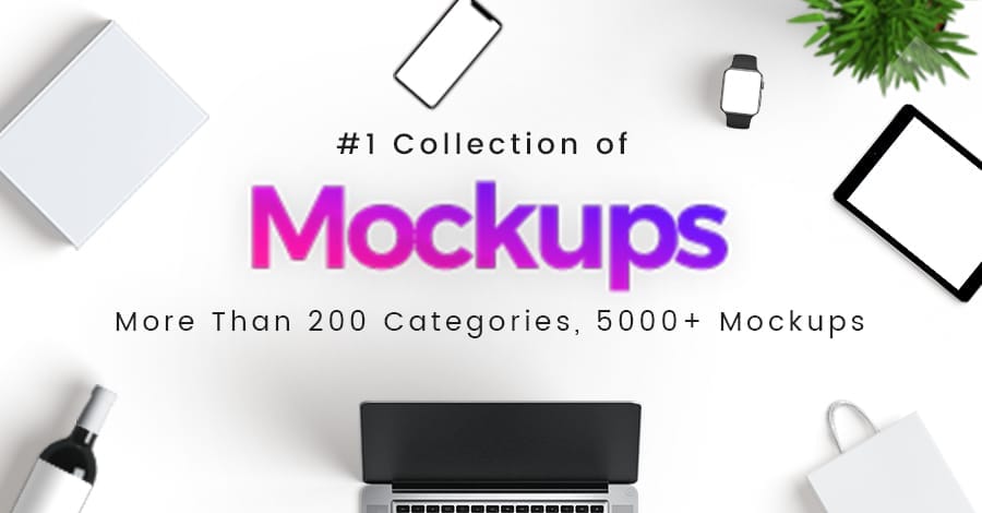 5000+ Free Mockups : World's Best Collection Of Curated Mockups