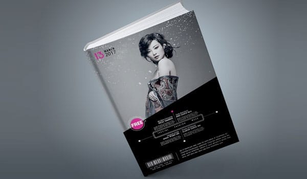 Fashion Book Cover Free PSD Mockup
