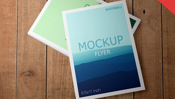 Flyer Mockup PSD
