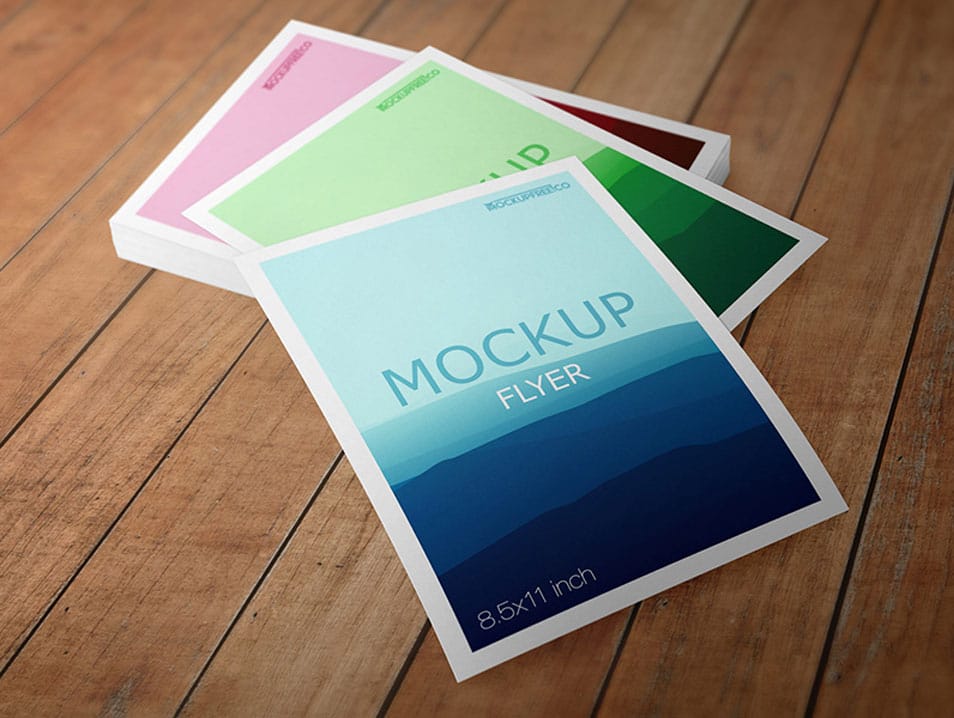 Flyer Mockup PSD