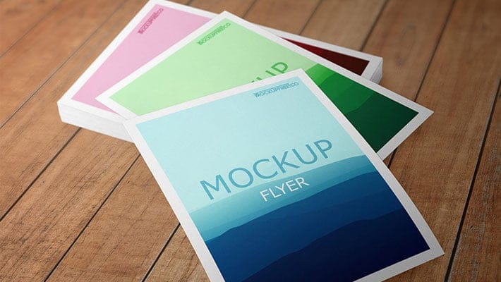 Flyer Mockup PSD